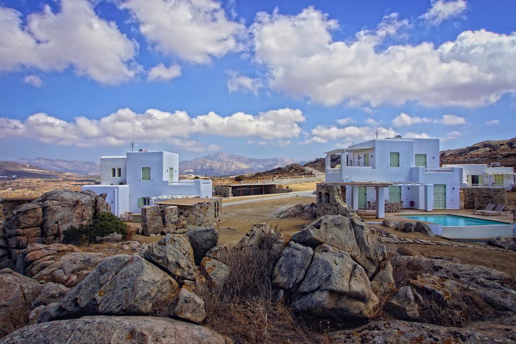 Villas Naxos Grande Vista Vívlos Esterno foto