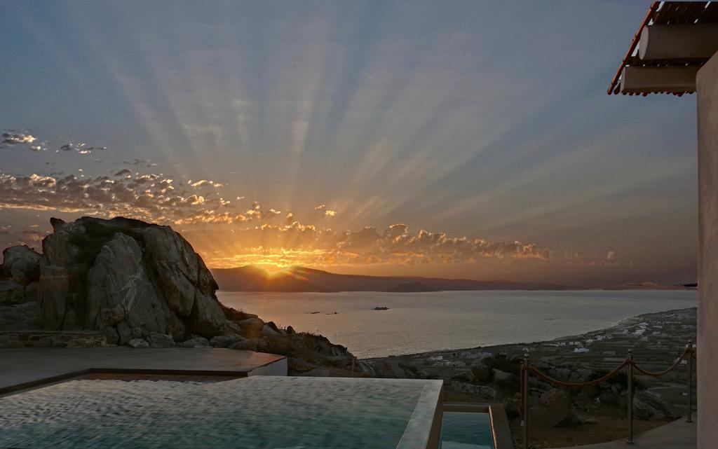 Villas Naxos Grande Vista Vívlos Esterno foto